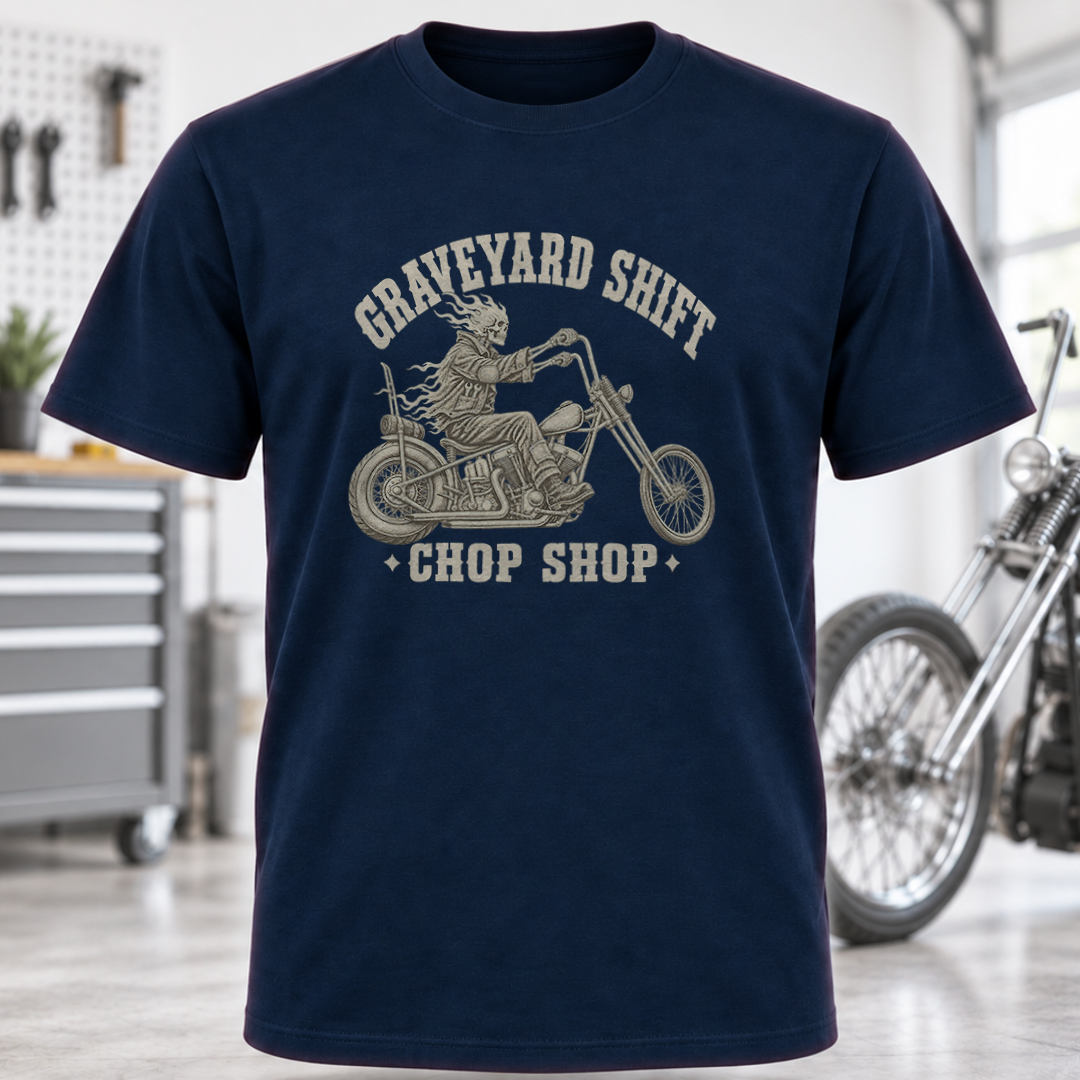 Graveyard Shift Chop Shop T‑Shirt