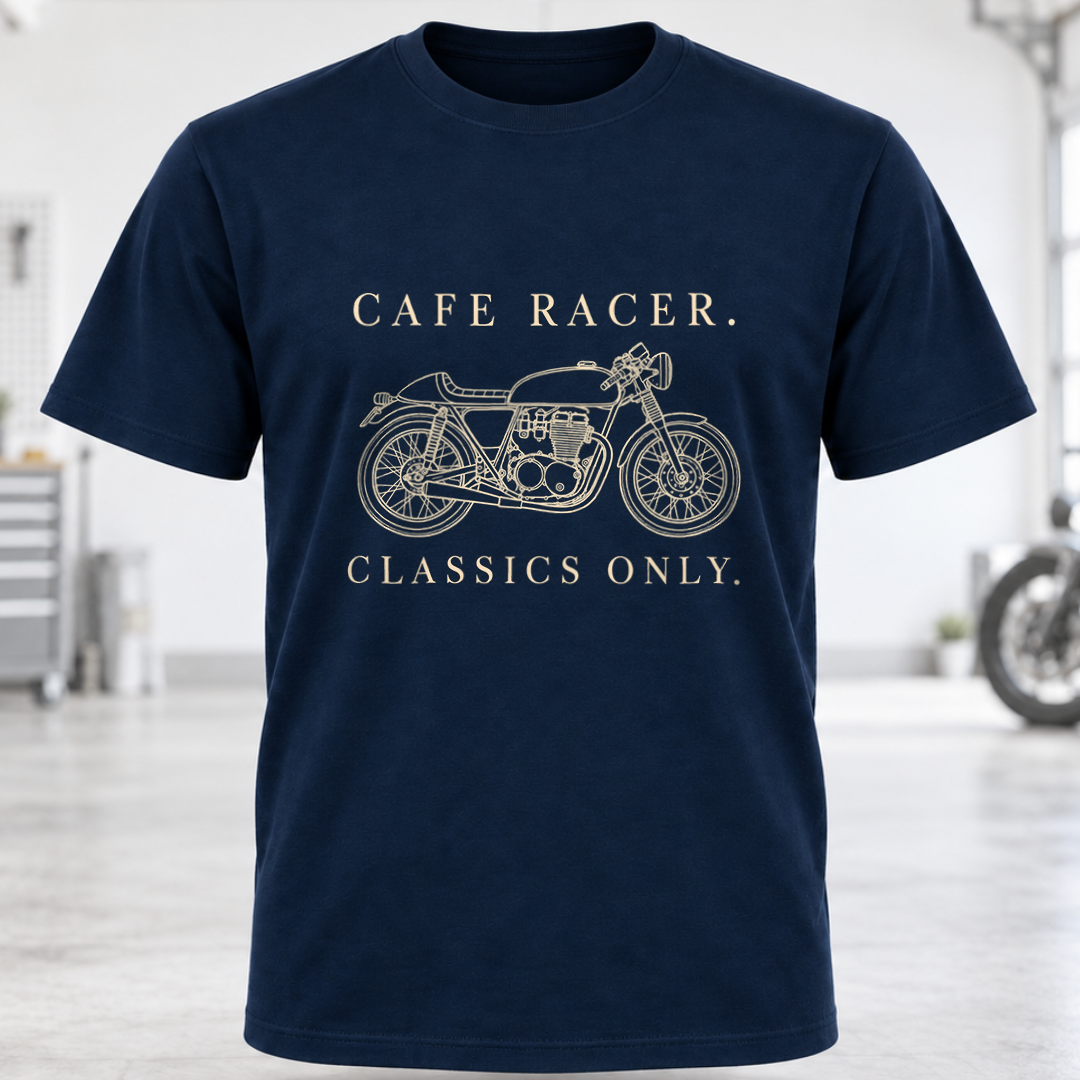 T-Shirt - "Cafe Racer. Classics Only."
