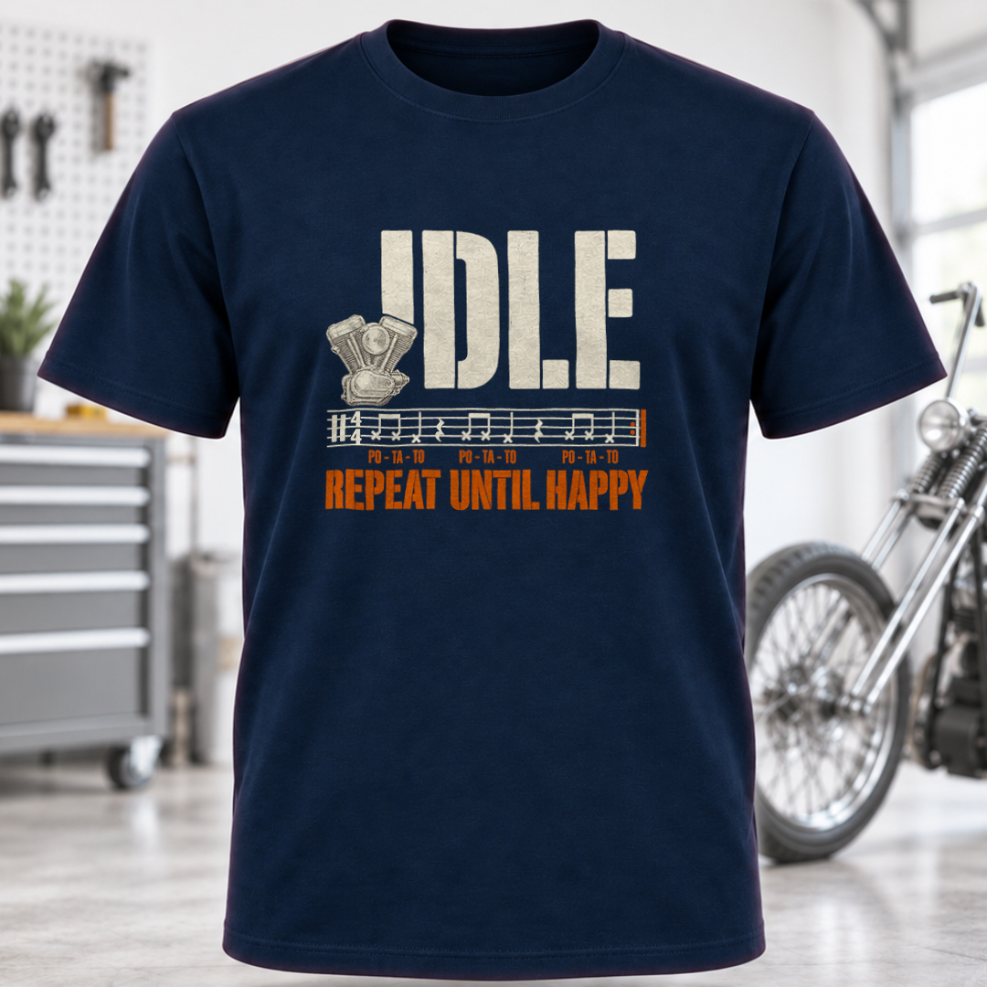 Idle Repeat Until Happy T-Shirt