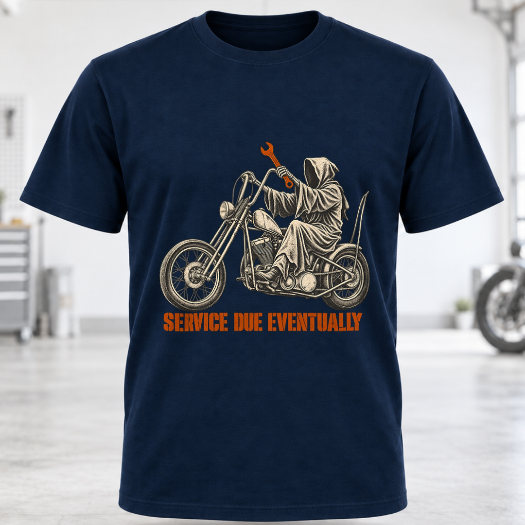 T‑Shirt - 'Service Due Eventually'