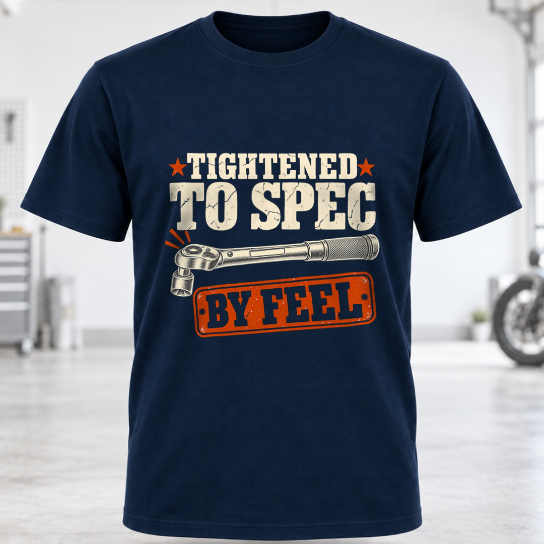 T-Shirt — “Tightened to Spec by Feel”