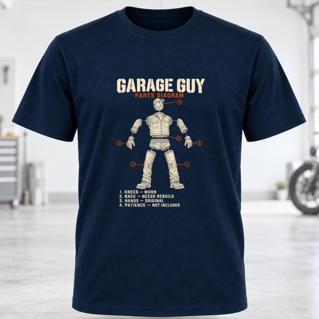 Garage Guy T-Shirt -Vintage Mechanic Tee