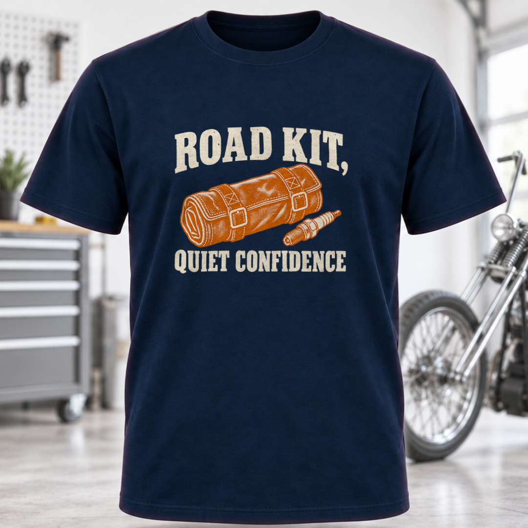 Road Kit T-Shirt - "Road Kit, Quiet Confidence"