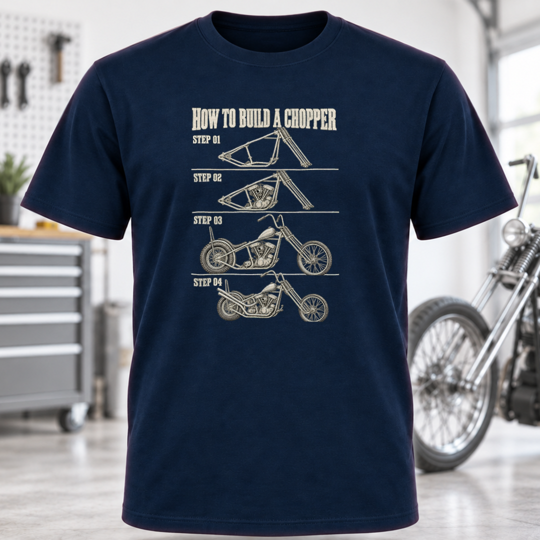T-Shirt – "How to Build a Chopper"