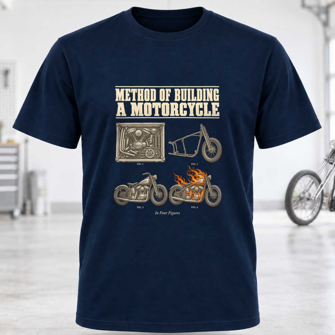 T-Shirt — “Method of Building a Motorcycle”