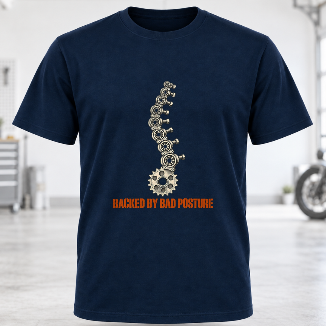 T-Shirt - 'Backed by Bad Posture'