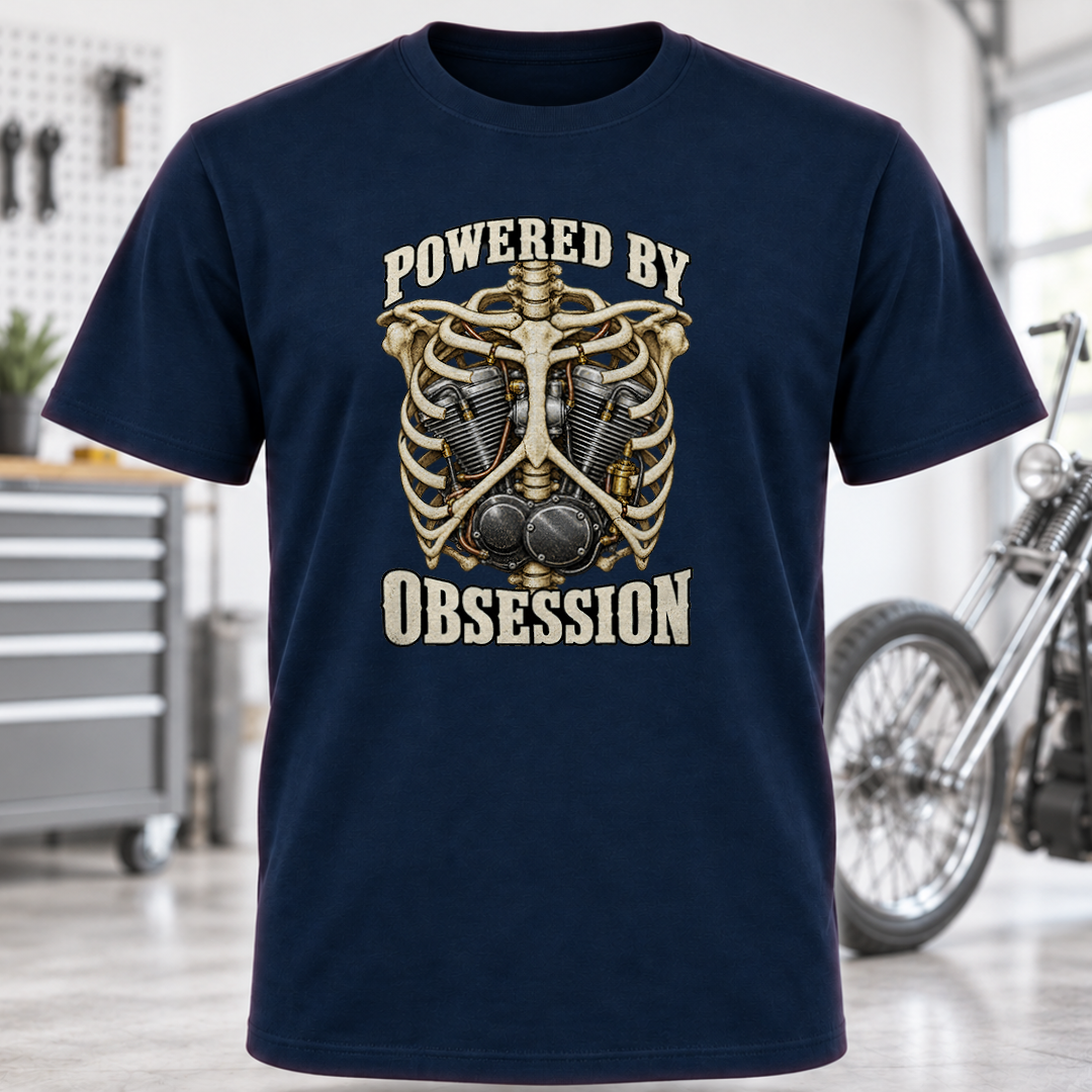Powered by Obsession Skeleton T-Shirt