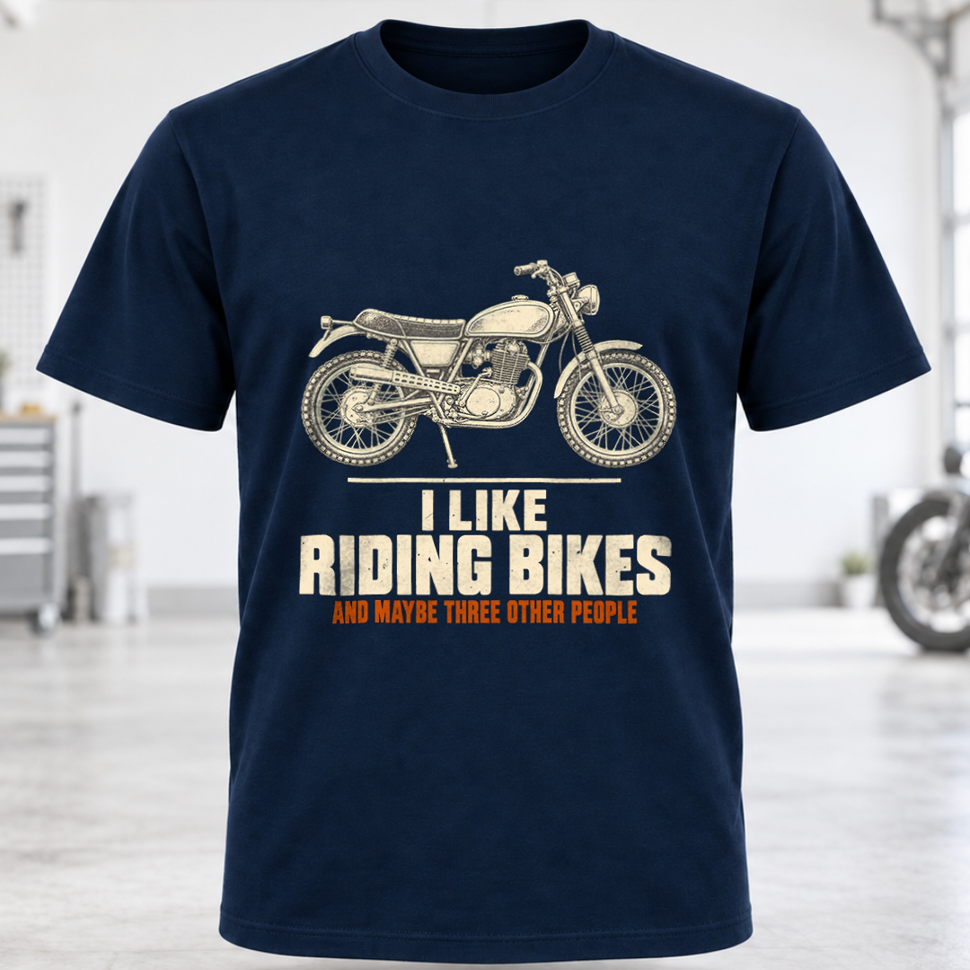 T-Shirt - "I Like Riding Bikes"