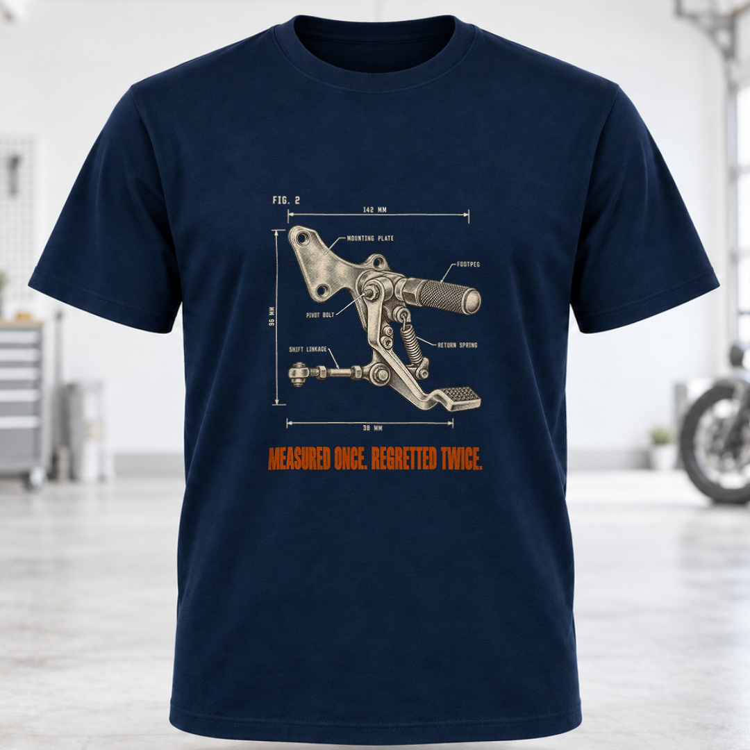 Bike Mechanic Blueprint T-Shirt