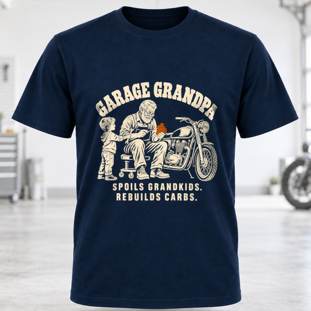 T-Shirt - Spoils Grandkids, Rebuilds Carbs