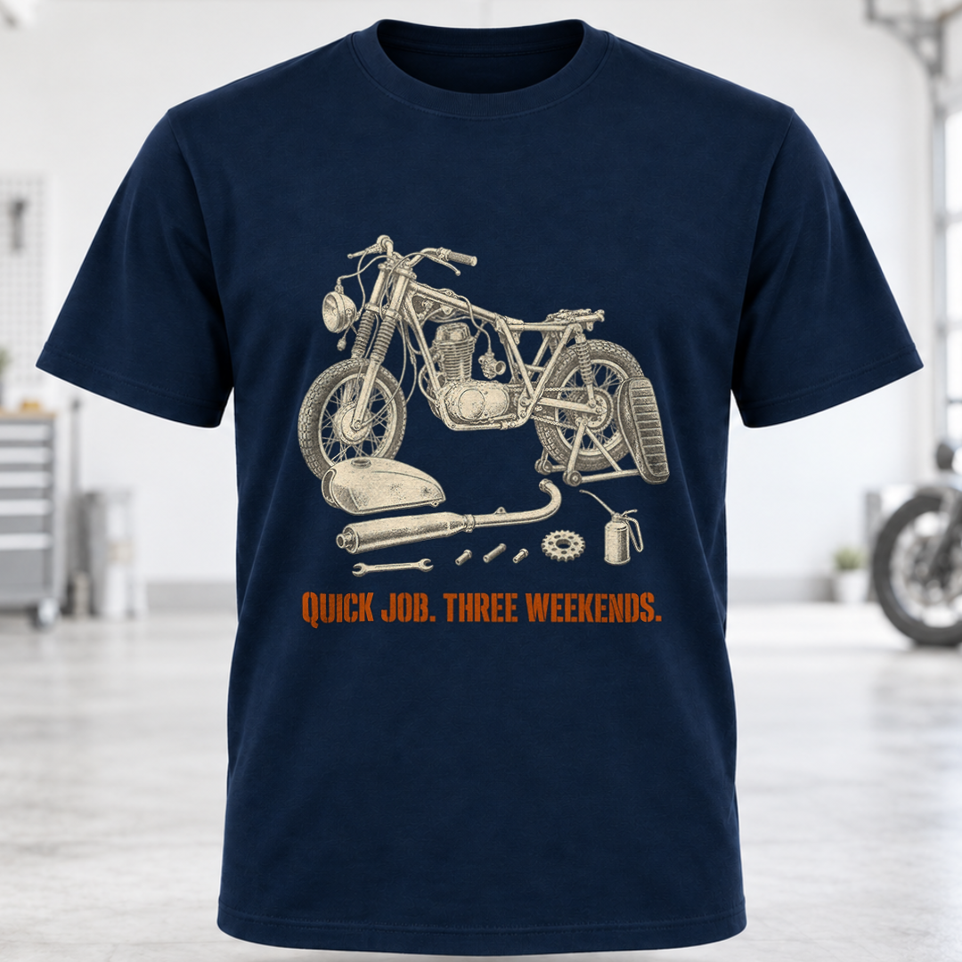 Quick Job, Three Weekends T-shirt