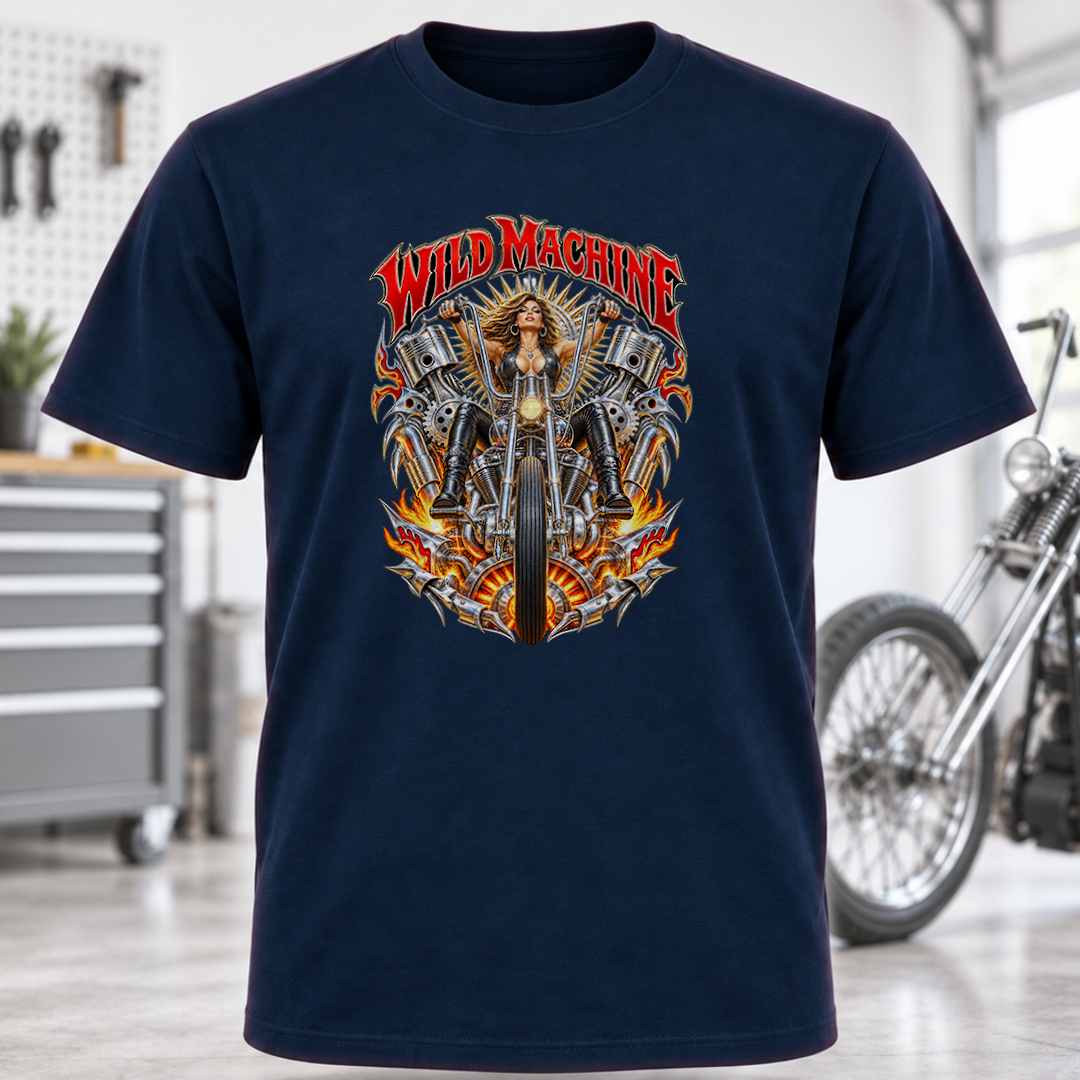 Wild Machine Motorcycle T-Shirt