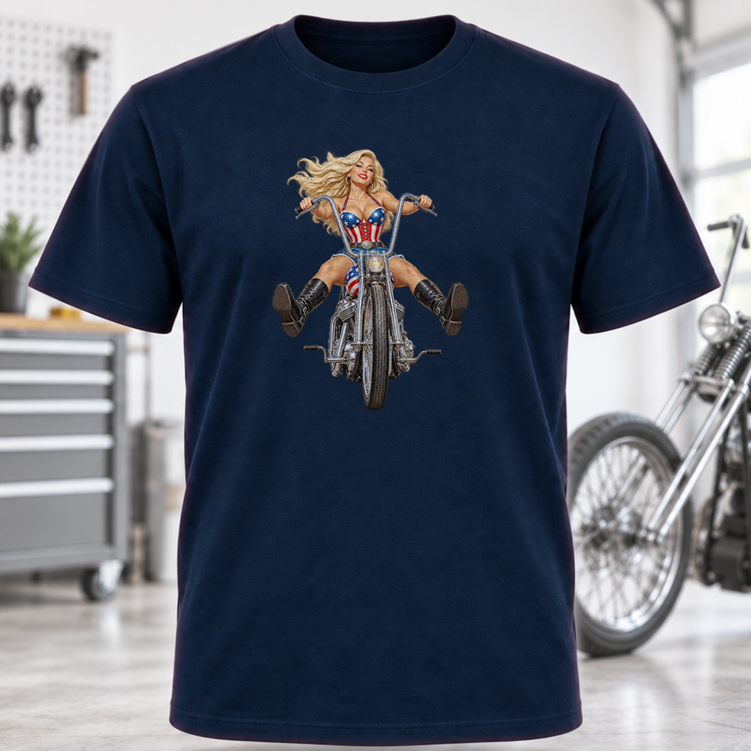 Biker Pinup T-Shirt