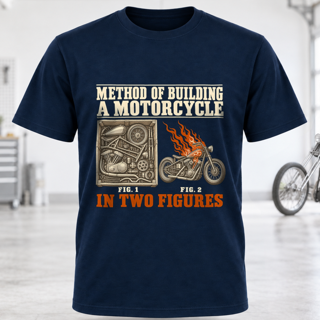 T-Shirt — "Method of Building a Motorcycle"