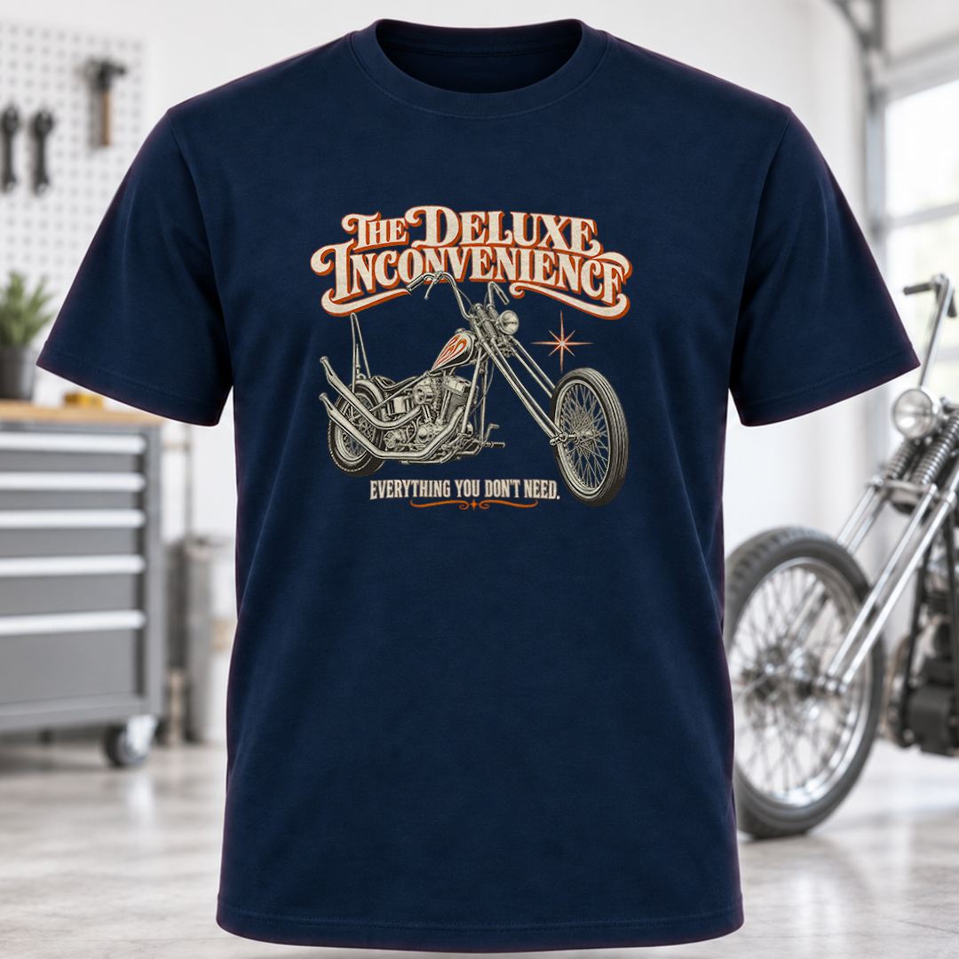 The Deluxe Inconvenience Motorcycle T-Shirt