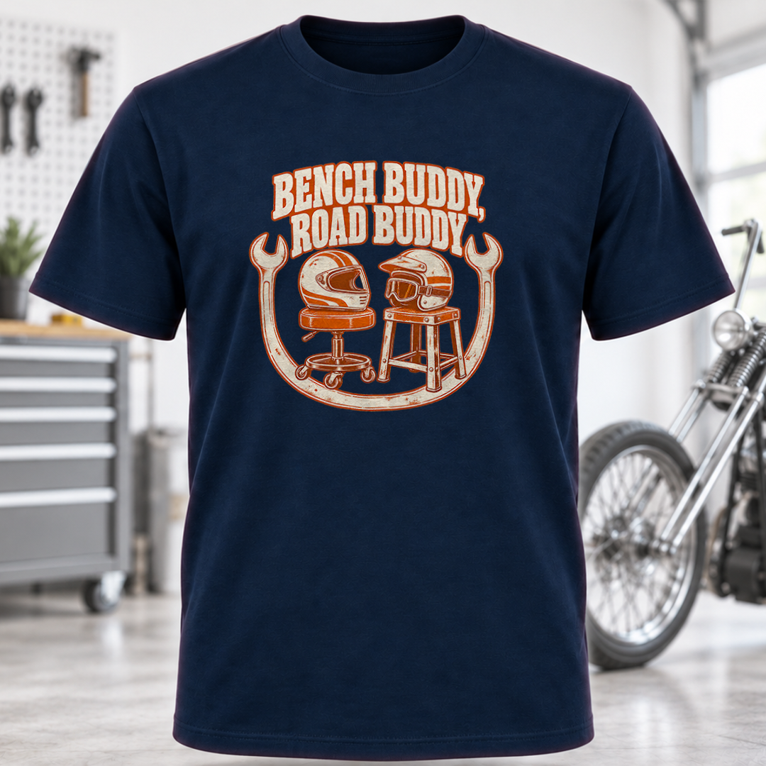 T‑Shirt - Bench Buddy, Road Buddy