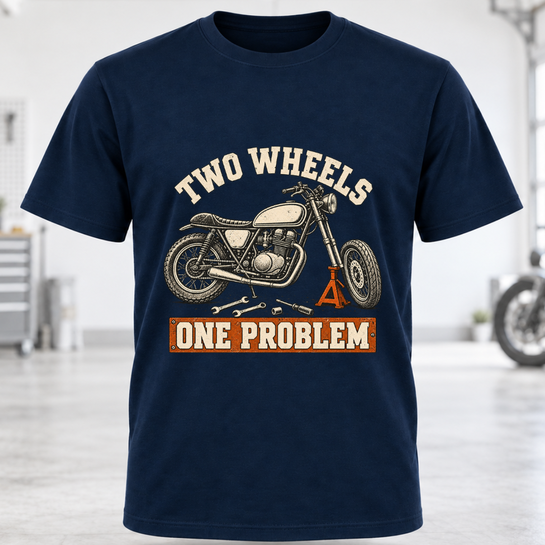 Two Wheels One Problem T-Shirt