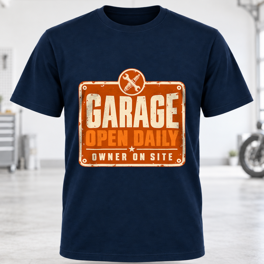 Garage Open Daily T-Shirt