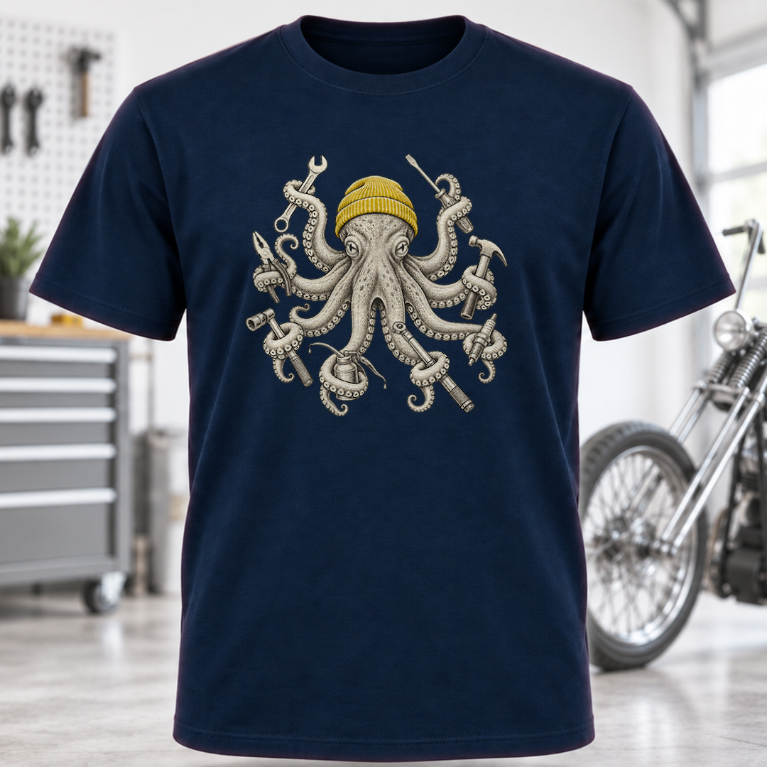 Octopus Mechanic T-Shirt