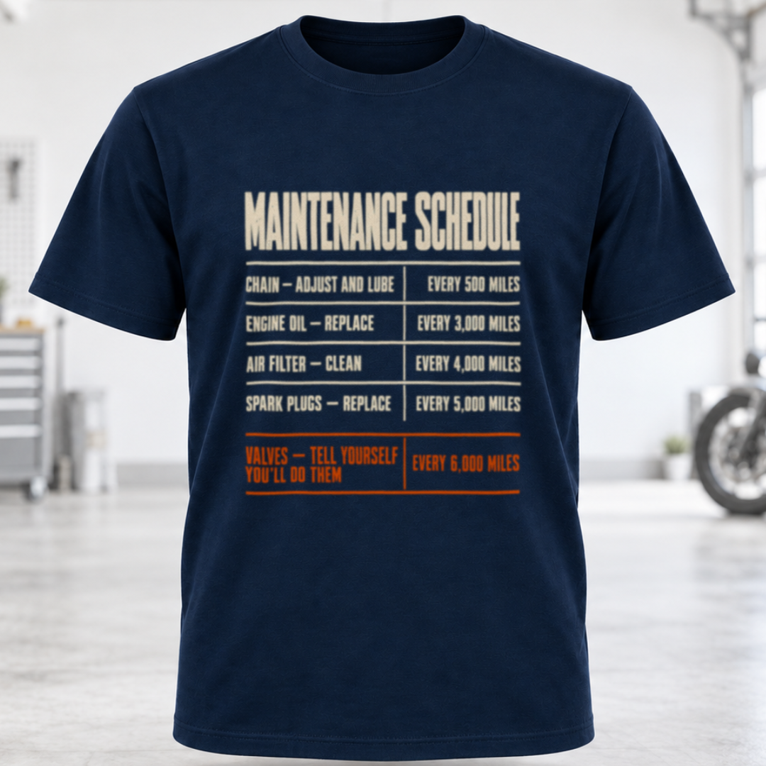 Maintenance Schedule T‑Shirt