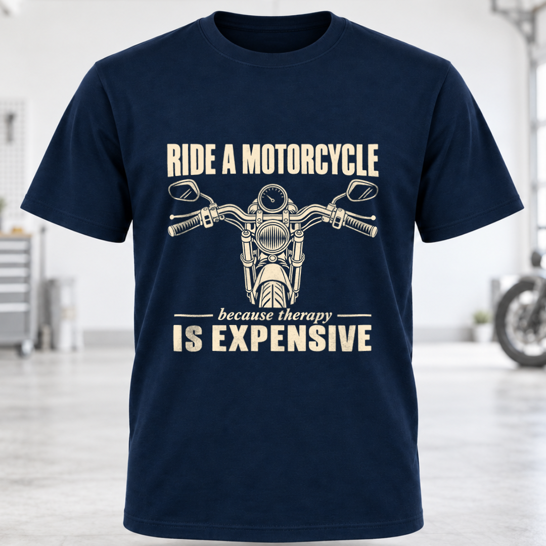 Ride A Motorcycle Because Therapy Is Expensive T-Shirt