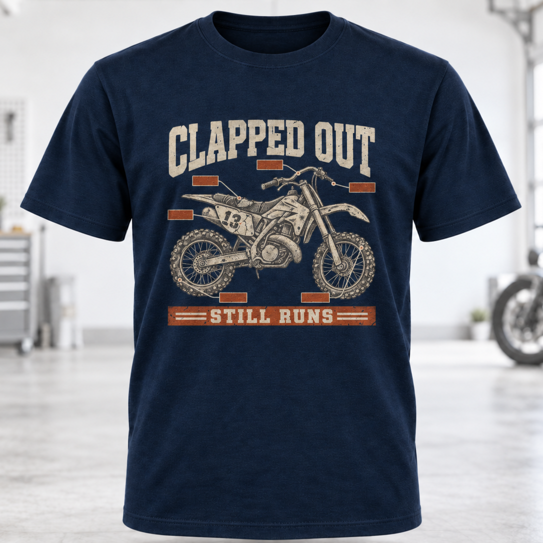 Clapped Out Motorcycle T-Shirt