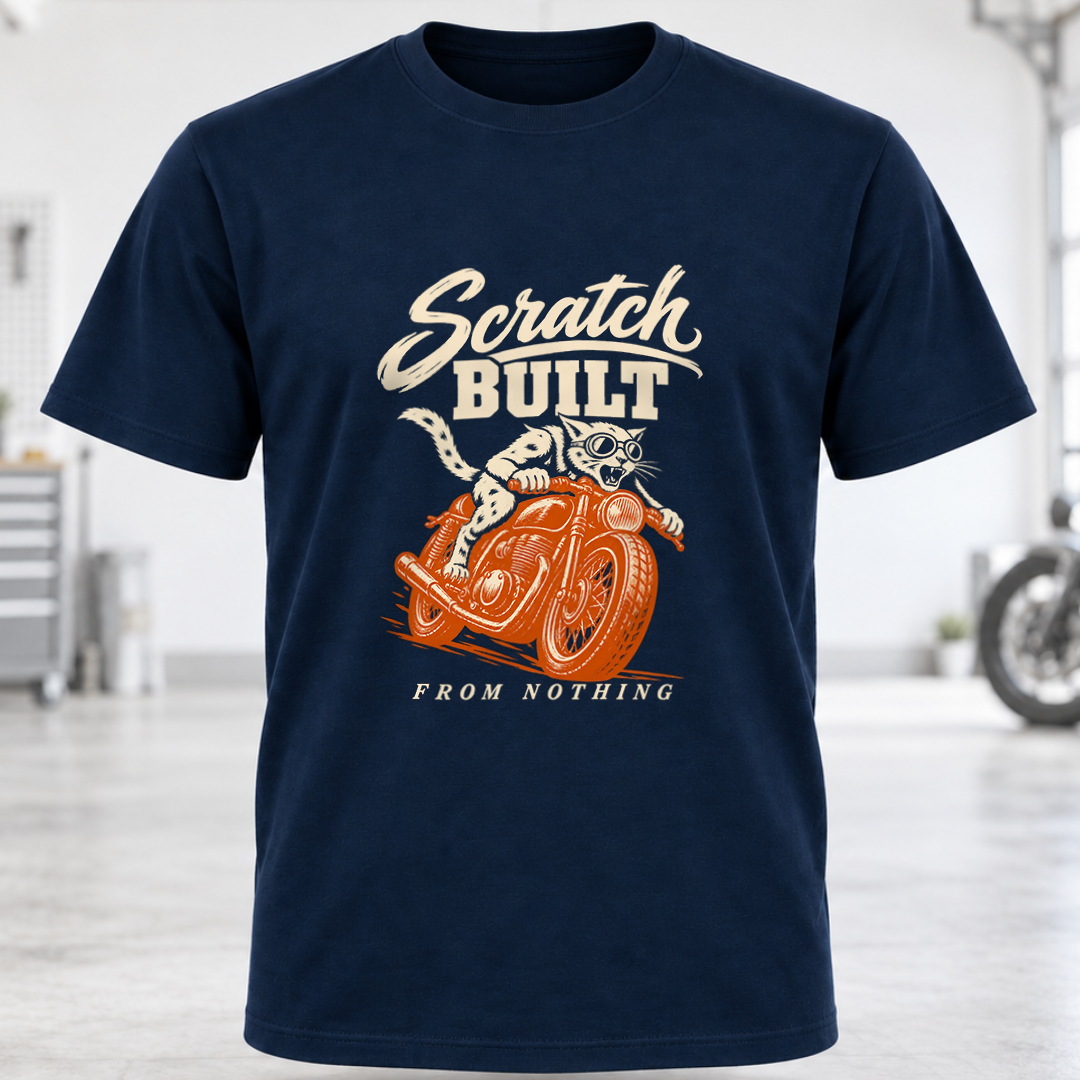 Scratch Built Motorcycle T-Shirt