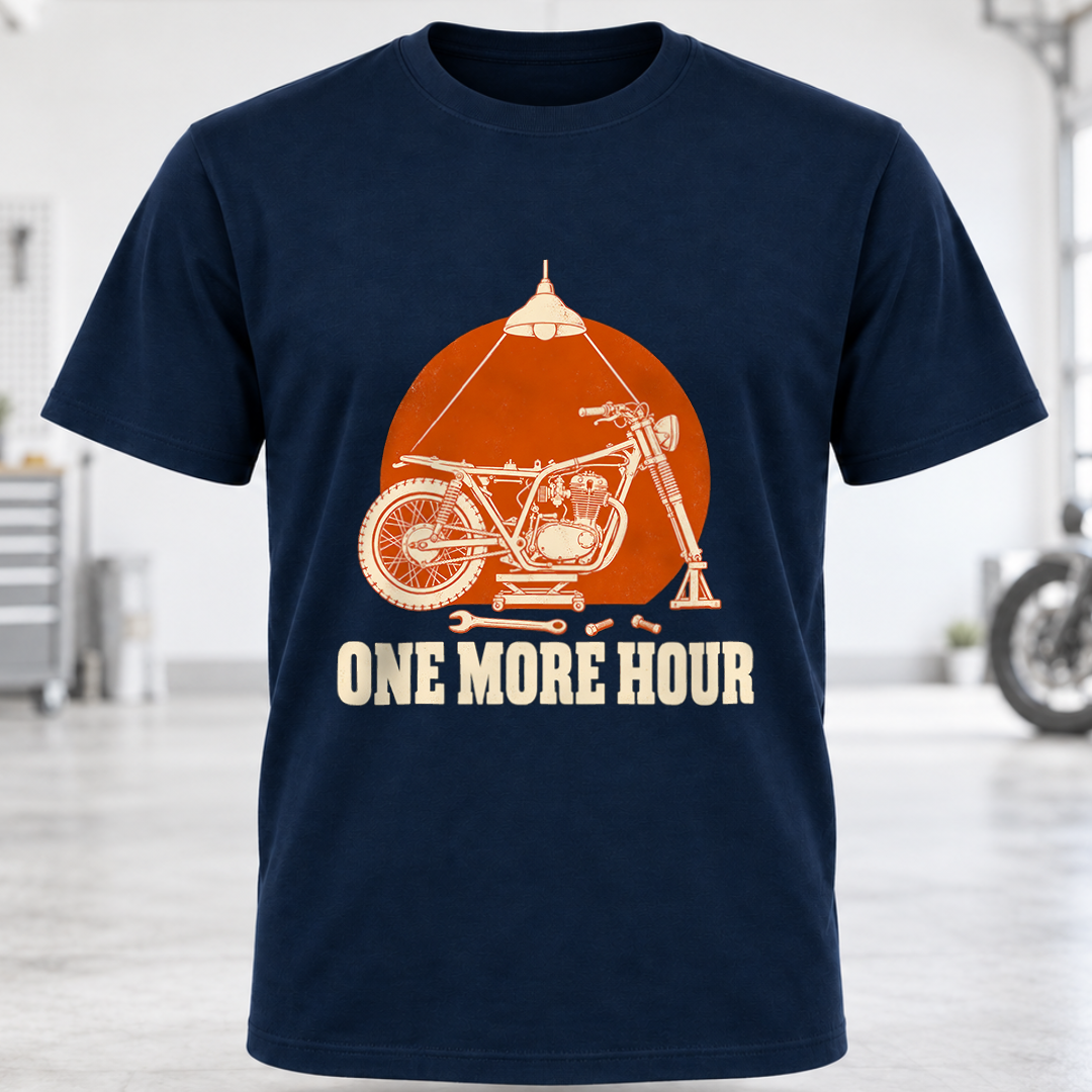 One More Hour Motorcycle T-Shirt