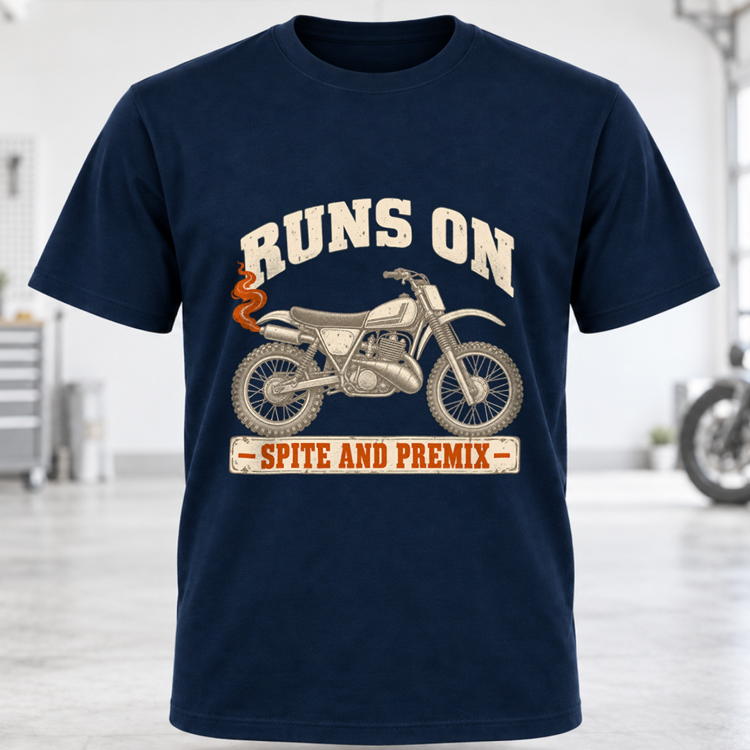 T-Shirt — Runs On Spite And Premix