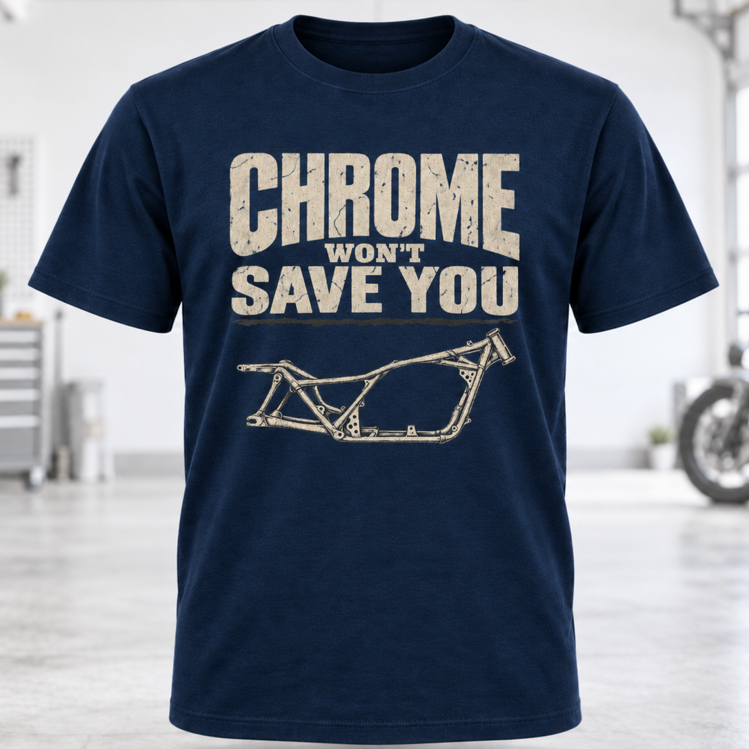 Chrome Won't Save You T-Shirt