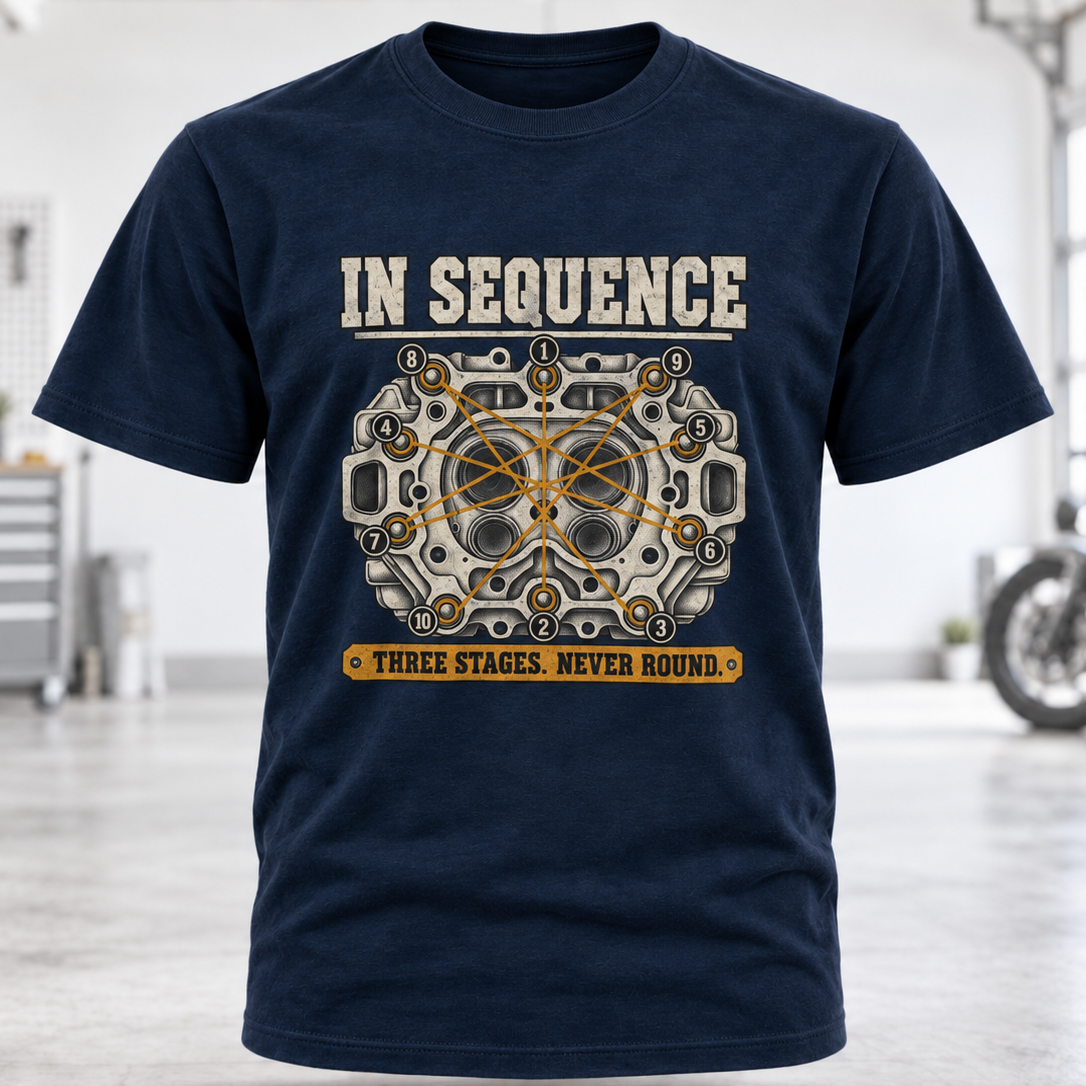 In Sequence Engine Head T-Shirt