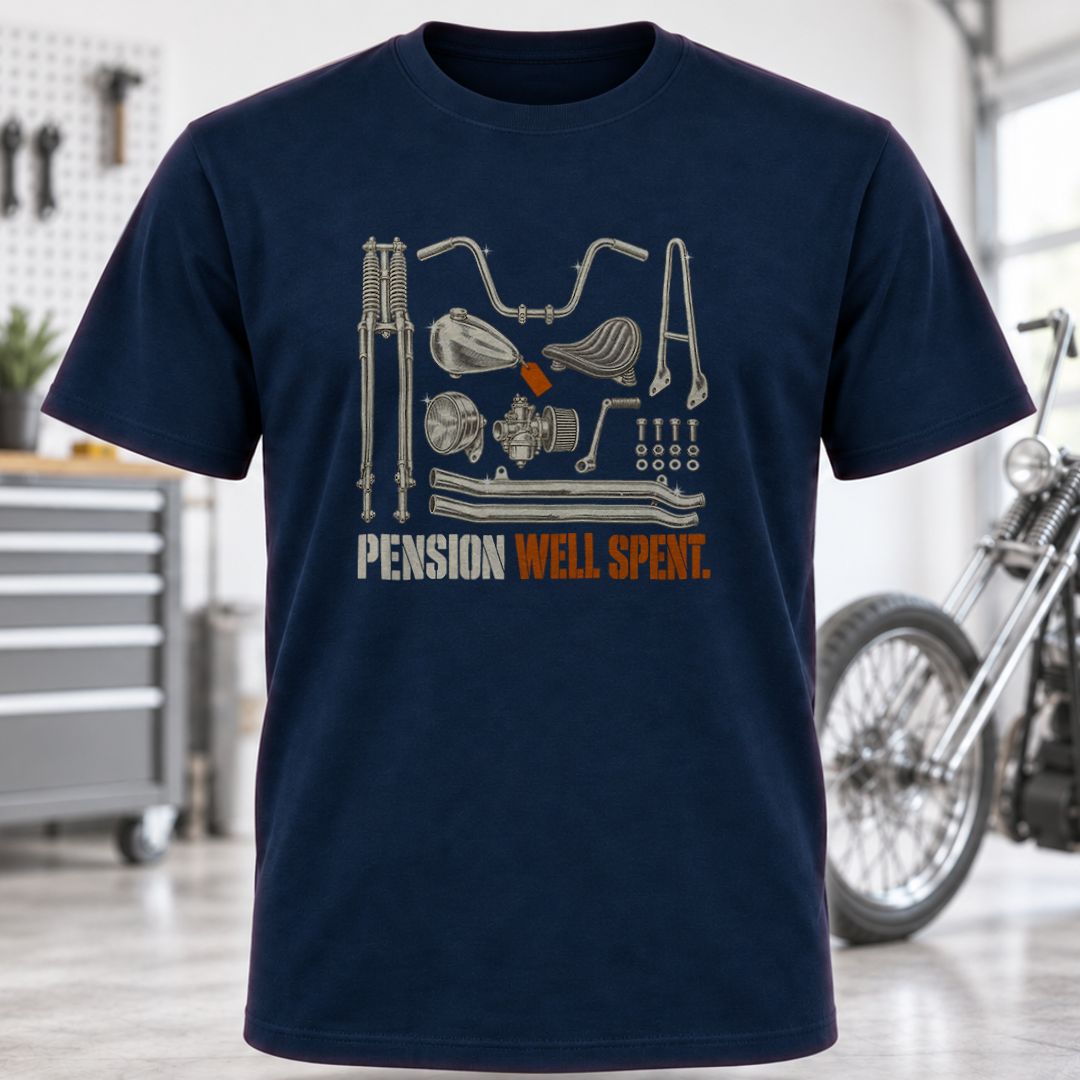 T-Shirt - "Pension Well Spent"