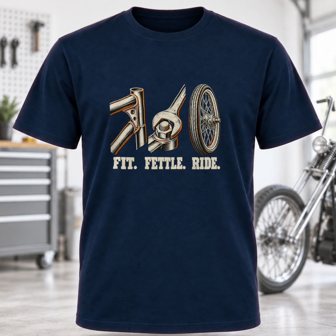Fit. Fettle. Ride. T-Shirt