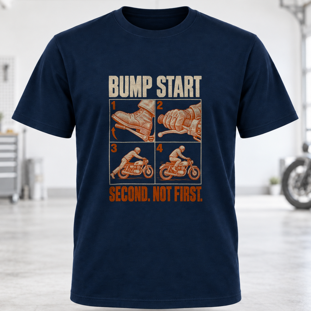 Bump Start Motorcycle T-Shirt