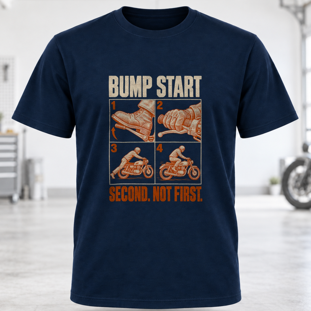 Bump Start Motorcycle T-Shirt