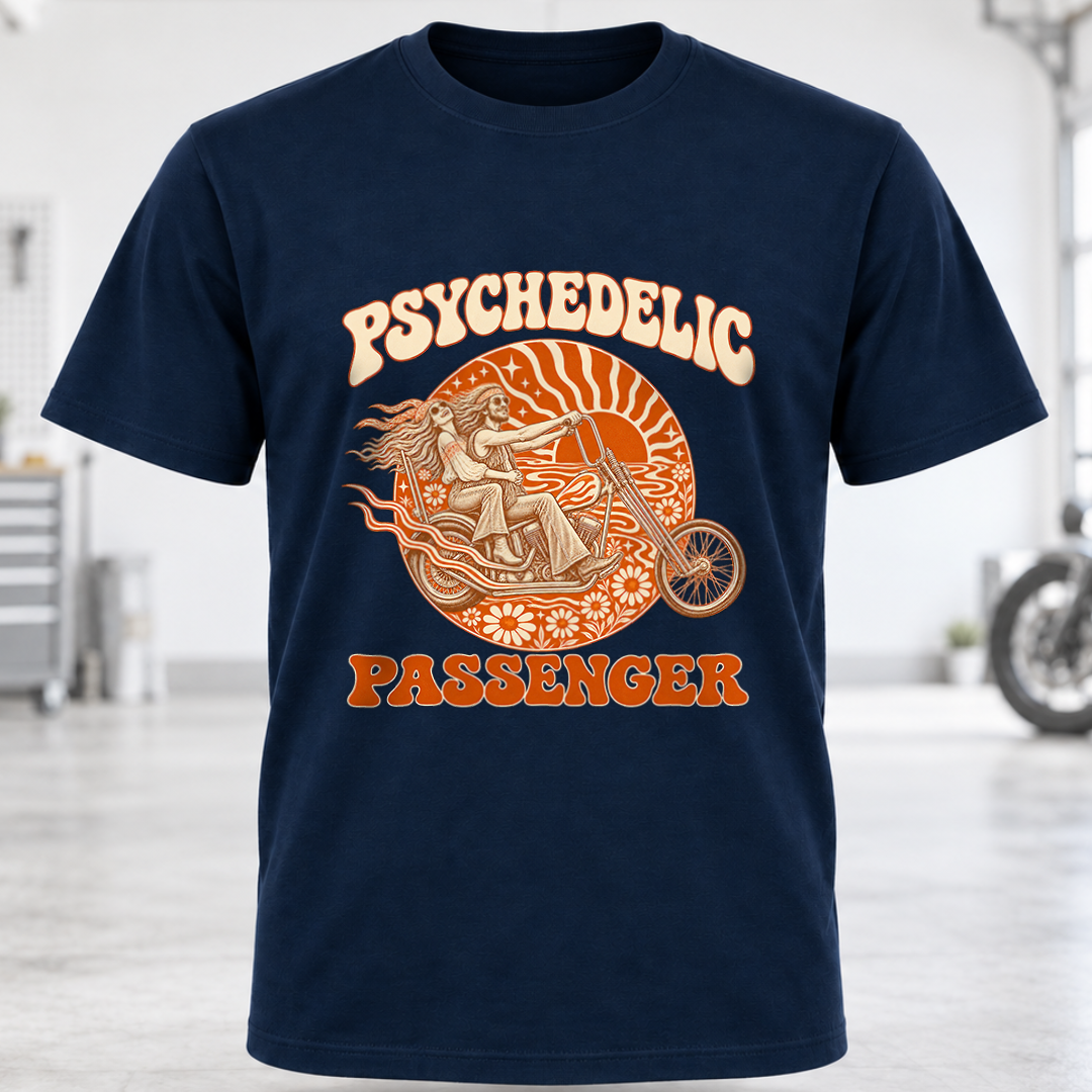 Psychedelic Passenger Graphic T-Shirt