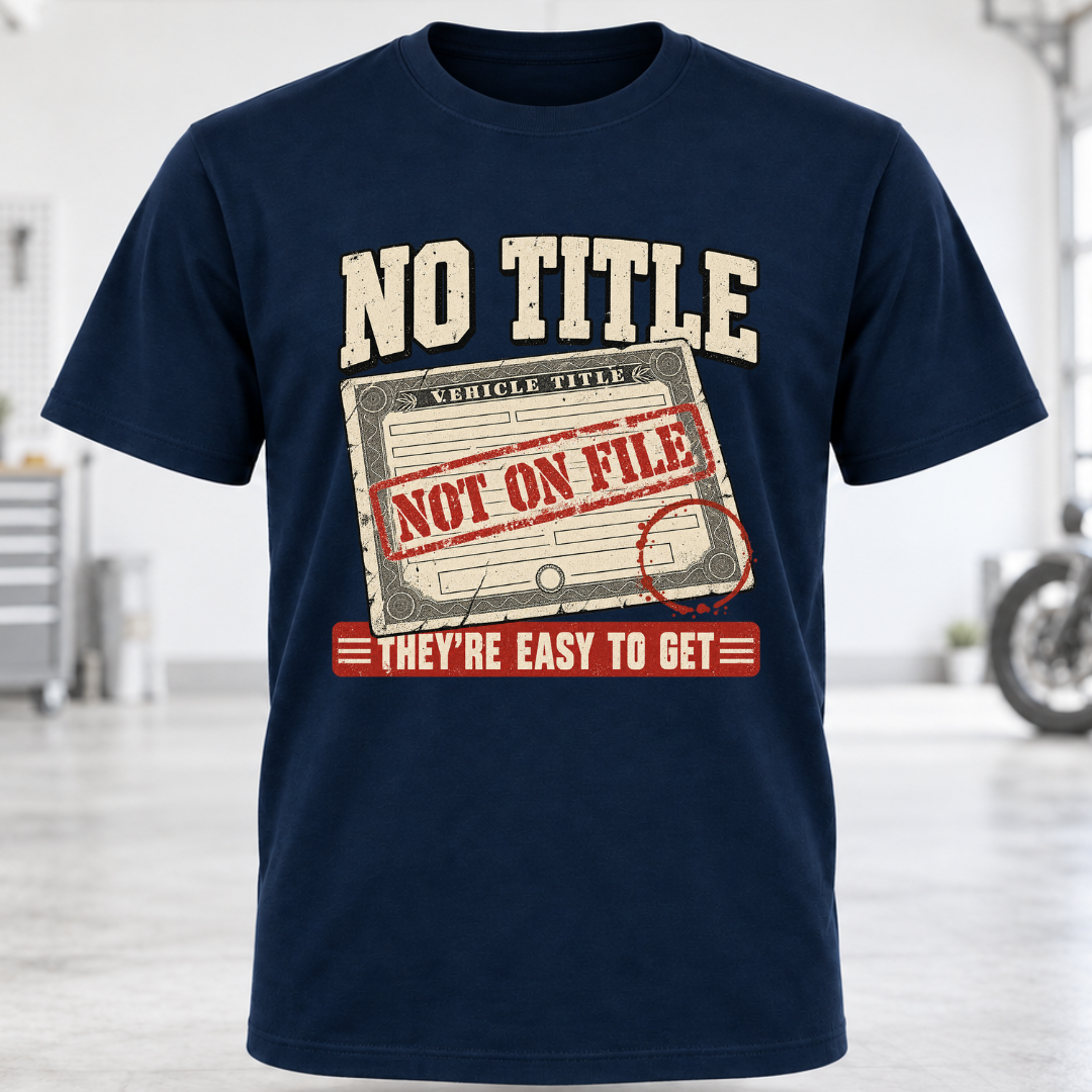 No Title 'Not On File' Graphic T-Shirt