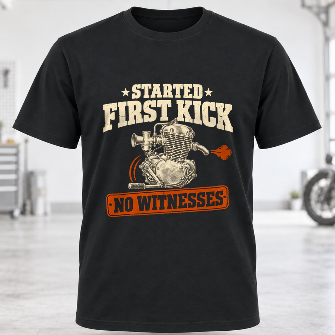 Started First Kick No Witnesses T-Shirt