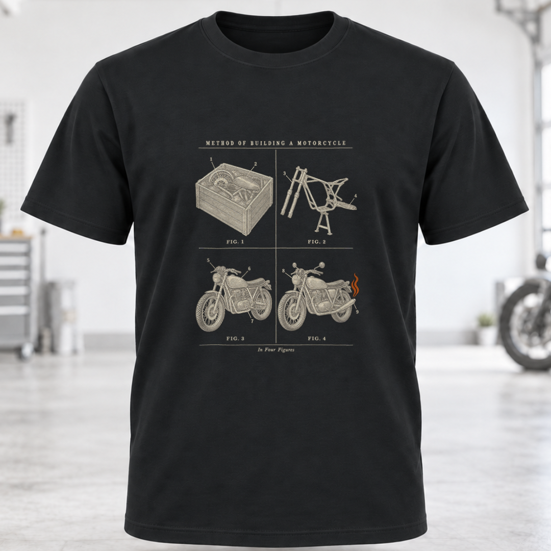 Motorcycle Repair Diagram T-Shirt