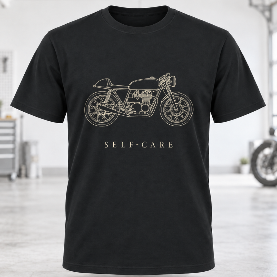 Motorcycle "Self-Care" T-Shirt