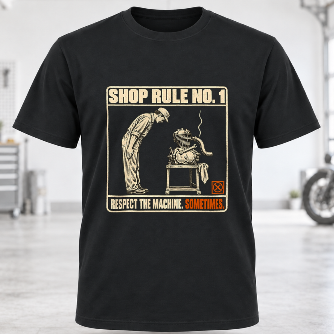 T-Shirt - "Shop Rule No. 1"
