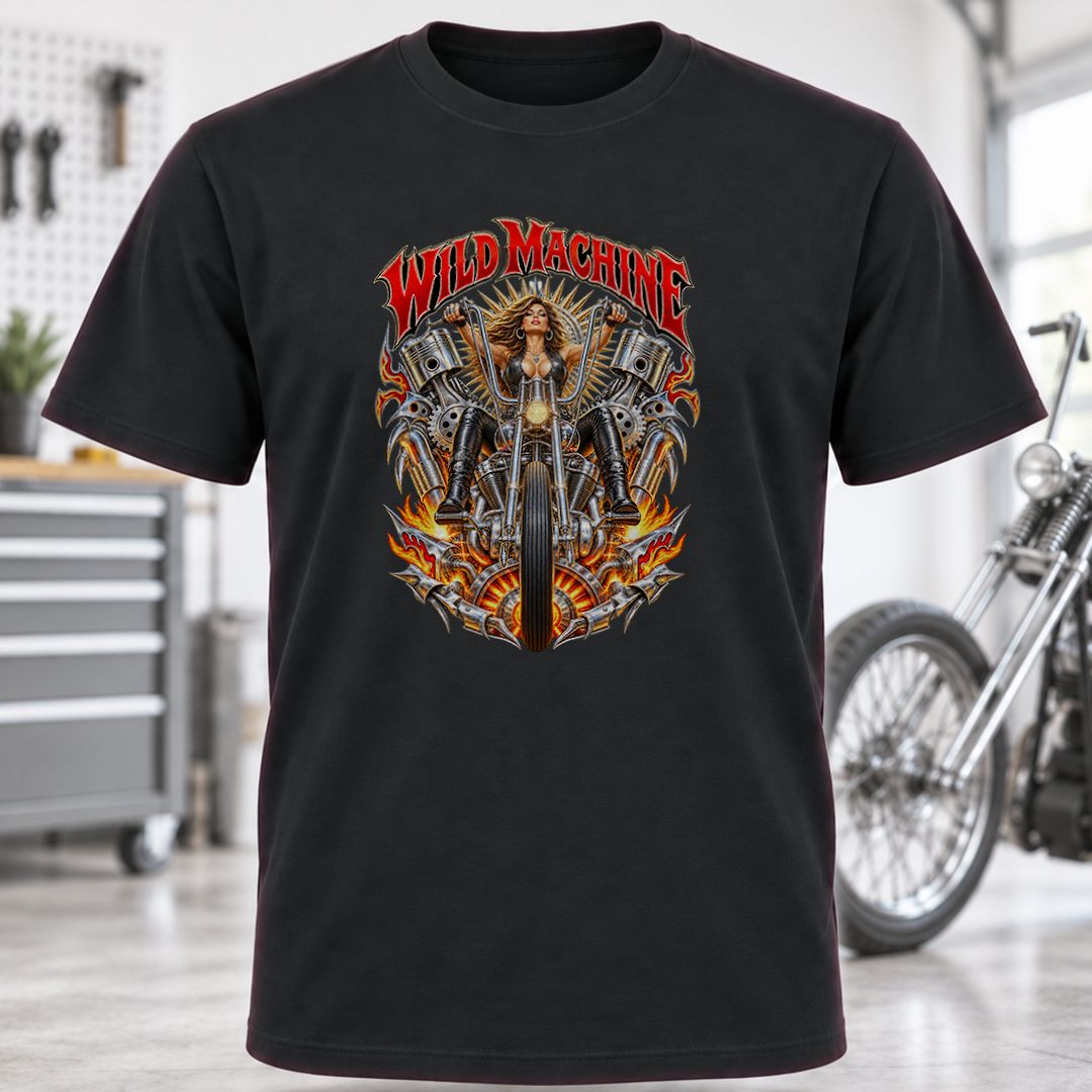 Wild Machine Motorcycle T-Shirt