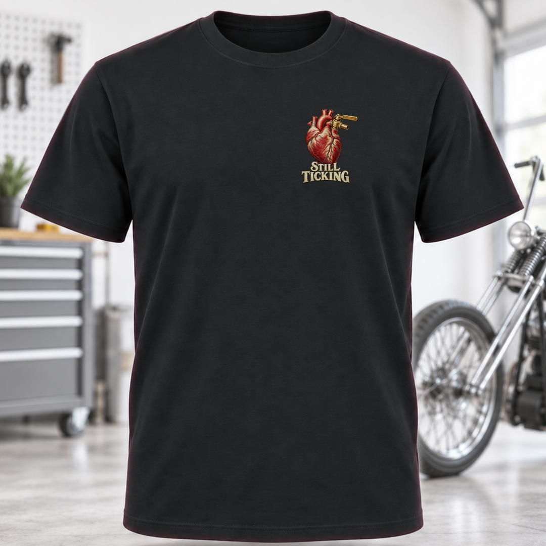 Still Ticking Heart Graphic T-Shirt
