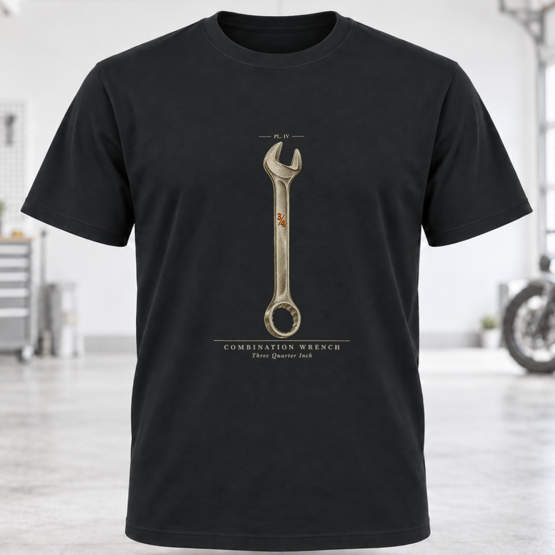 Wrench Graphic T‑Shirt