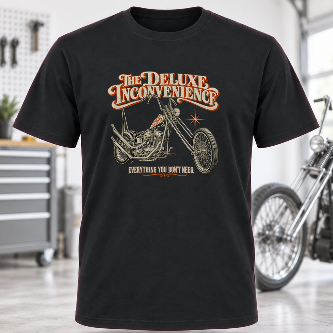The Deluxe Inconvenience Motorcycle T-Shirt