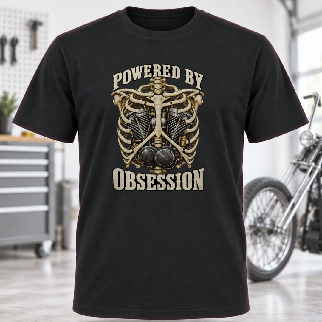 Powered by Obsession Skeleton T-Shirt