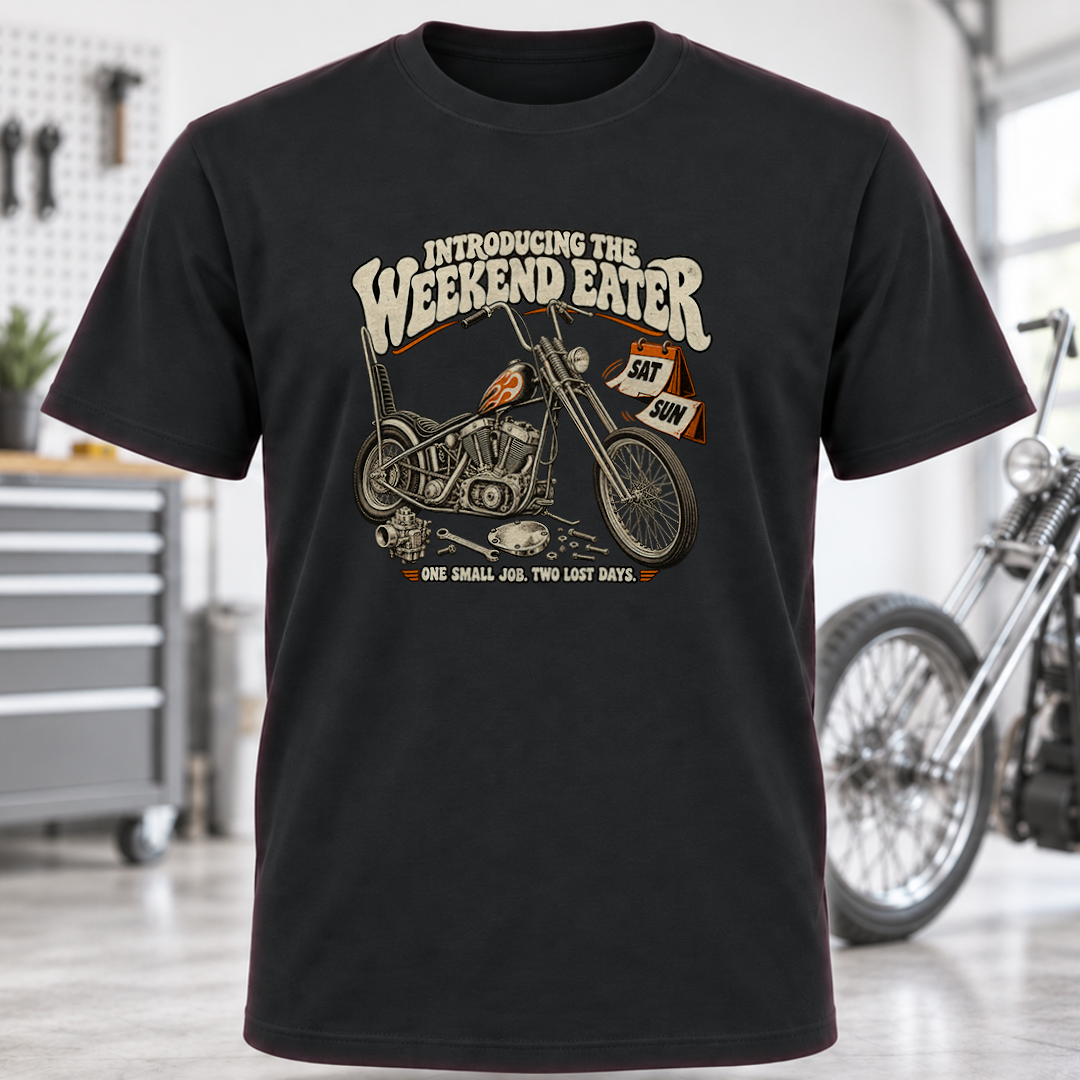 Weekend Eater Motorcycle T-Shirt