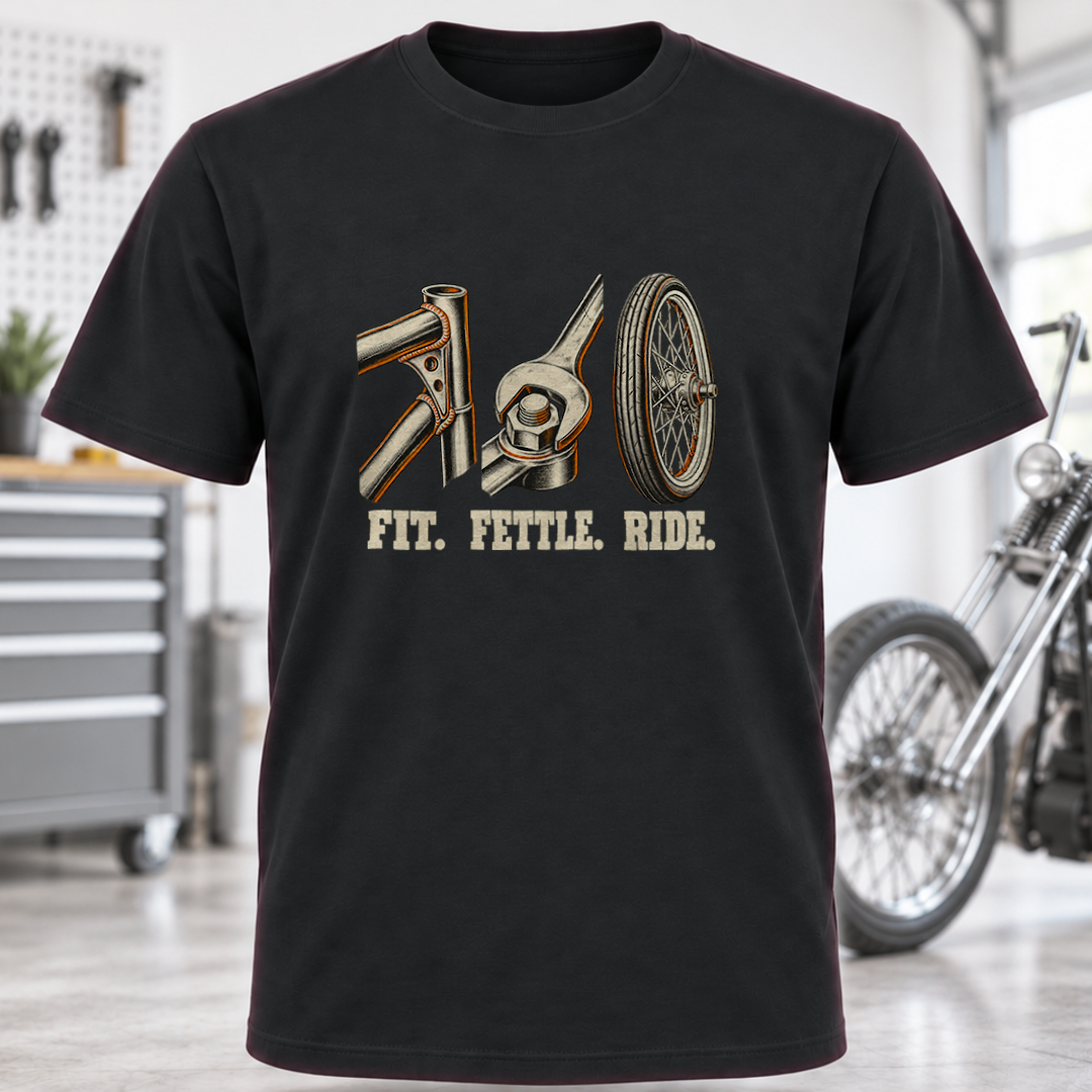 Fit. Fettle. Ride. T-Shirt