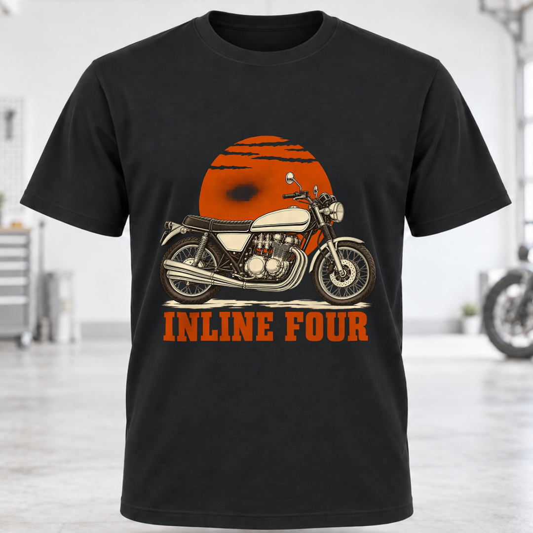 Inline Four Motorcycle T-Shirt