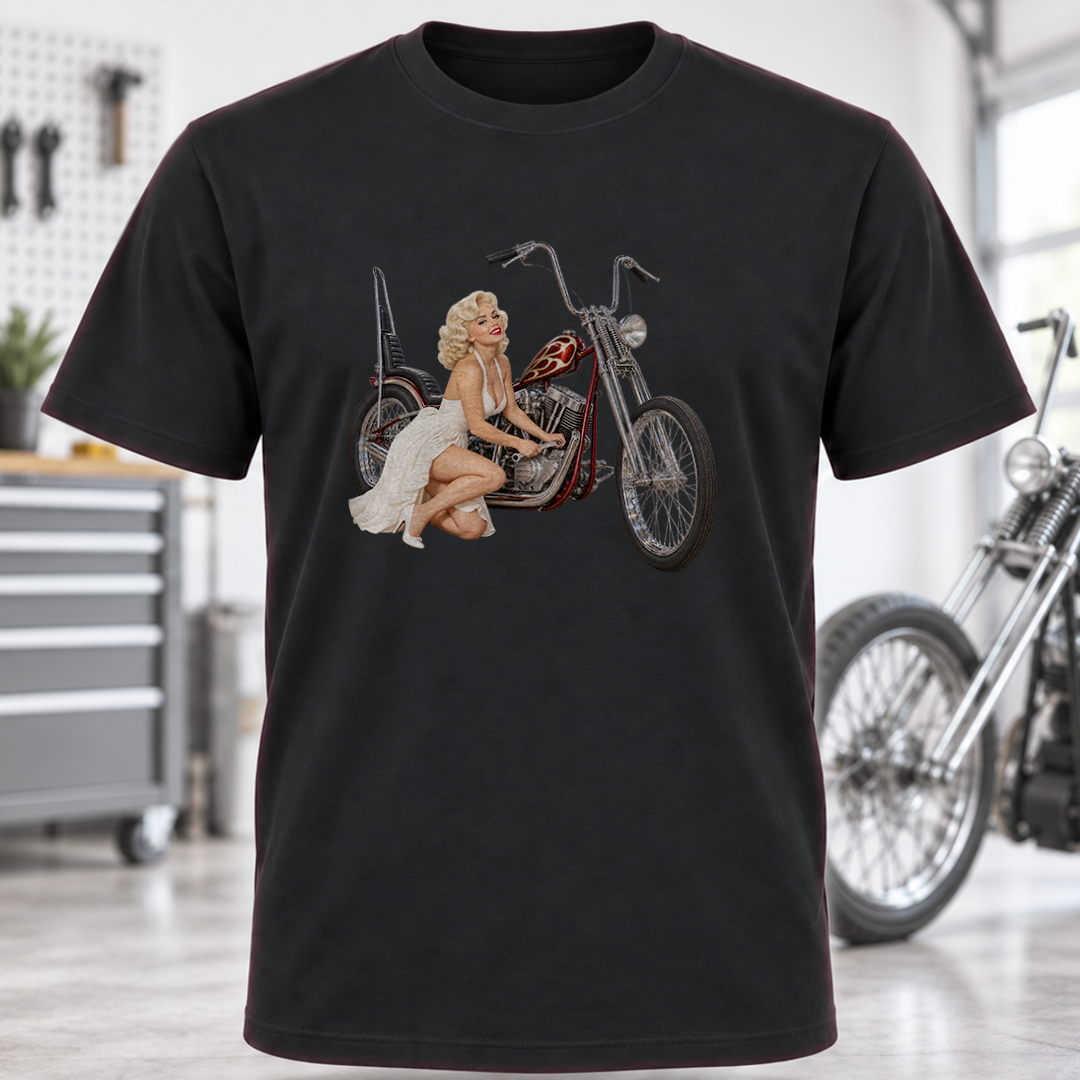 M. Monroe Motorcycle T-Shirt